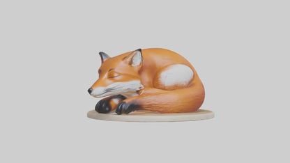 Fox sleeping model 3D model