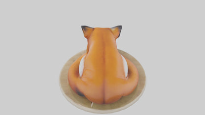 Fox sleeping model 3D model