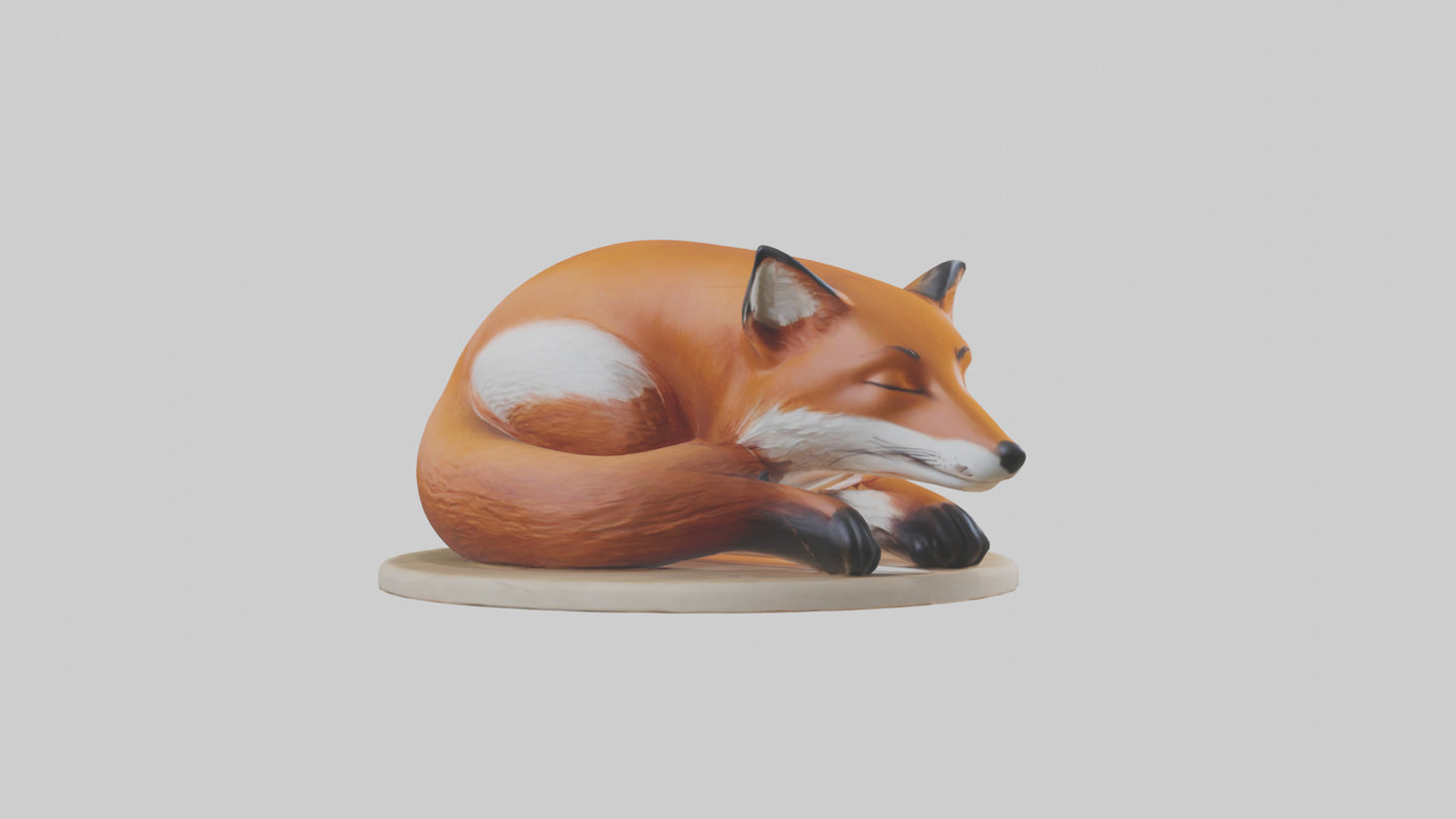 Fox sleeping model 3D model