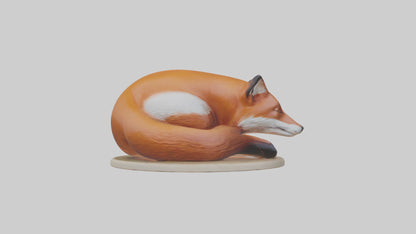 Fox sleeping model 3D model