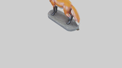 Fox statue model 3D model