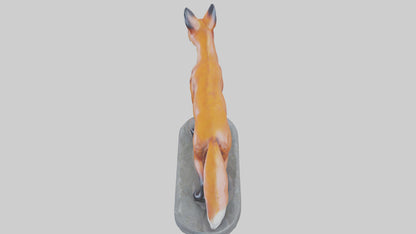 Fox statue model 3D model