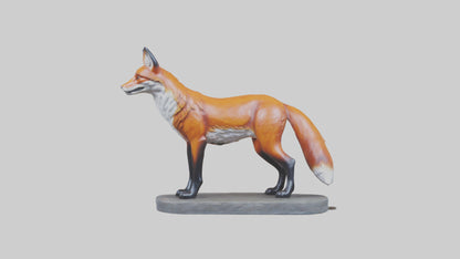 Fox statue model 3D model