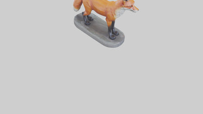 Fox statue model 3D model