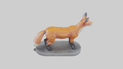 Fox statue model 3D model
