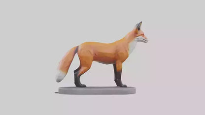 Fox statue model 3D model