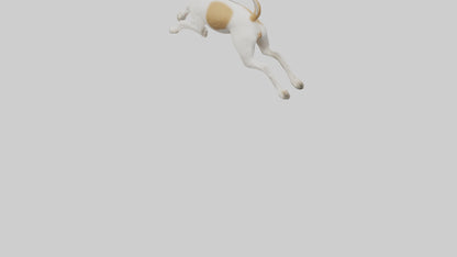 Fox Terrier running model 3D model