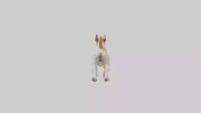 Fox Terrier running model 3D model