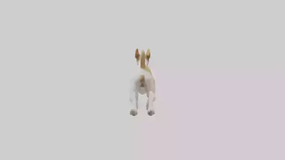 Fox Terrier running model 3D model