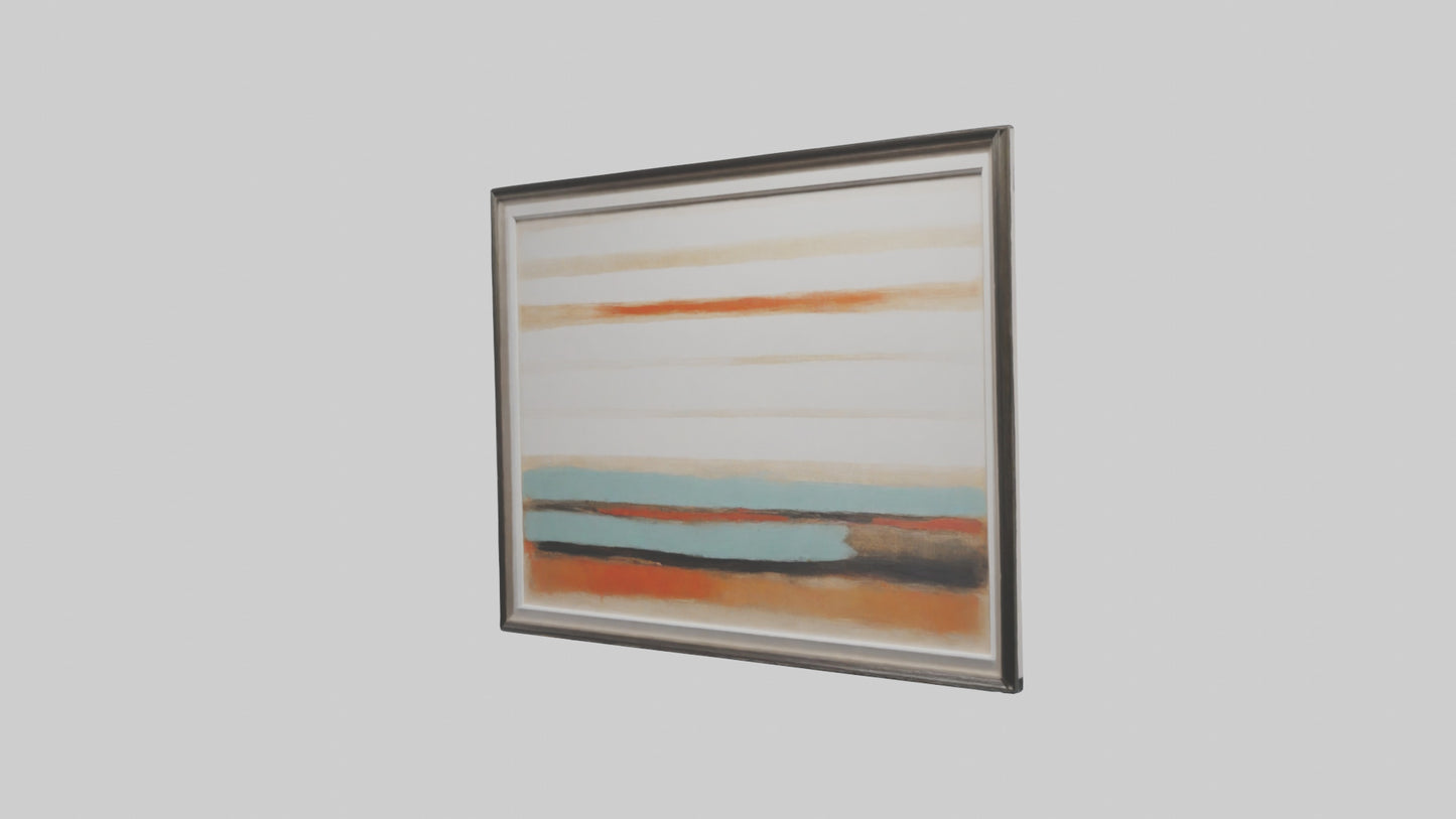 Framed Abstract Art 3D model