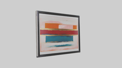 Framed Abstract Art 3D model