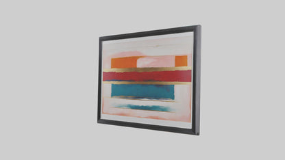 Framed Abstract Art 3D model