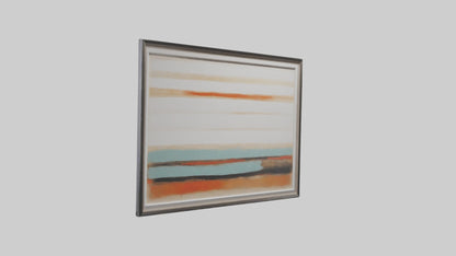 Framed Abstract Art 3D model