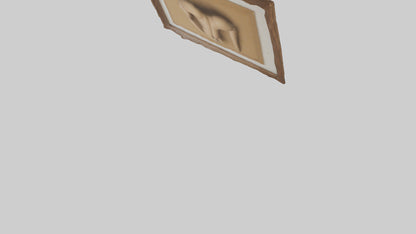 Framed artwork model 3D model