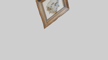 Framed artwork model 3D model