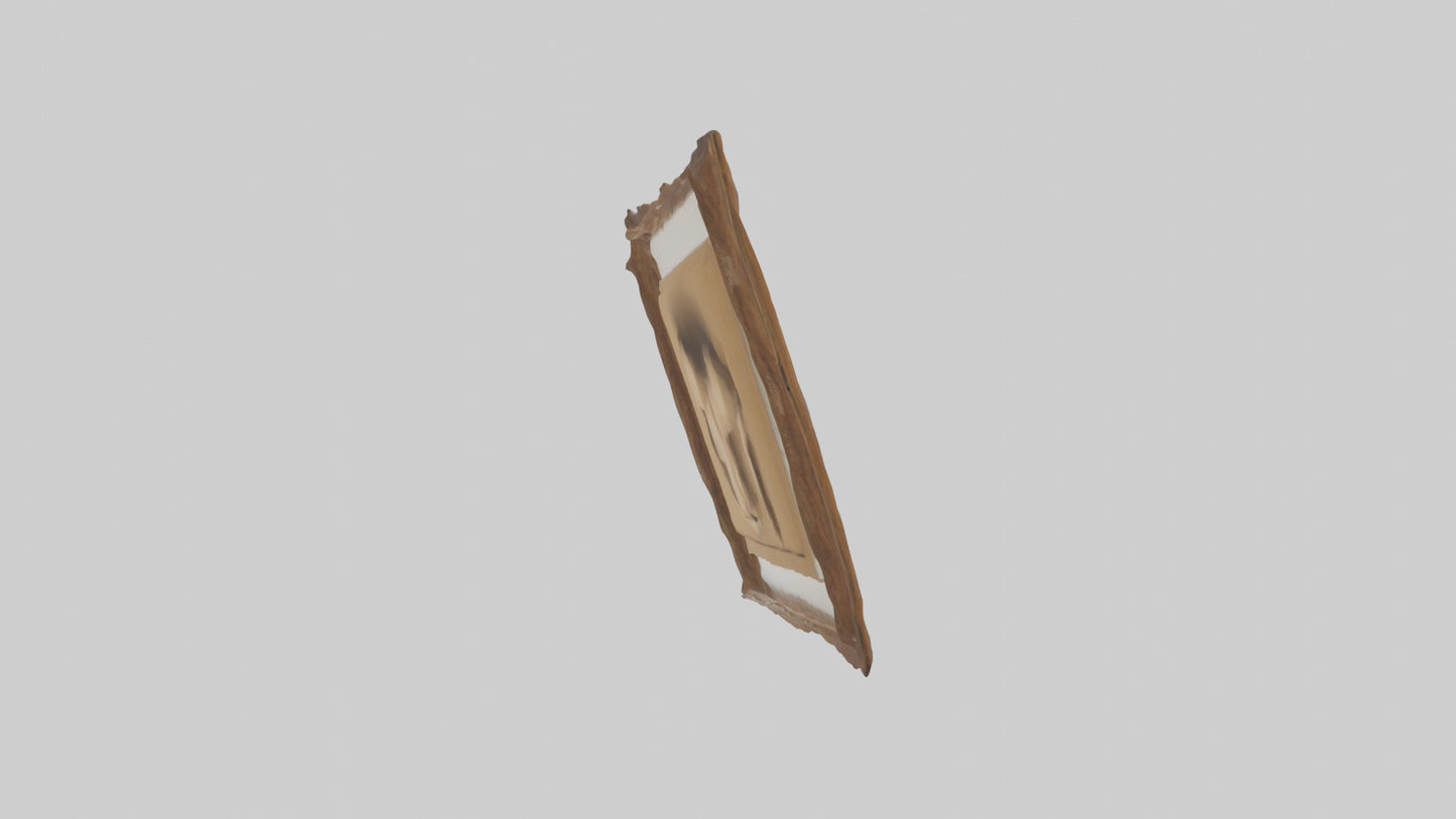 Framed artwork model 3D model