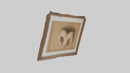 Framed artwork model 3D model