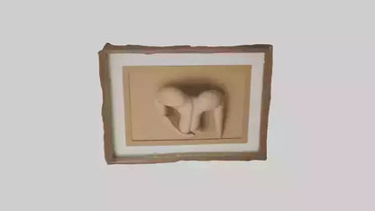 Framed artwork model 3D model