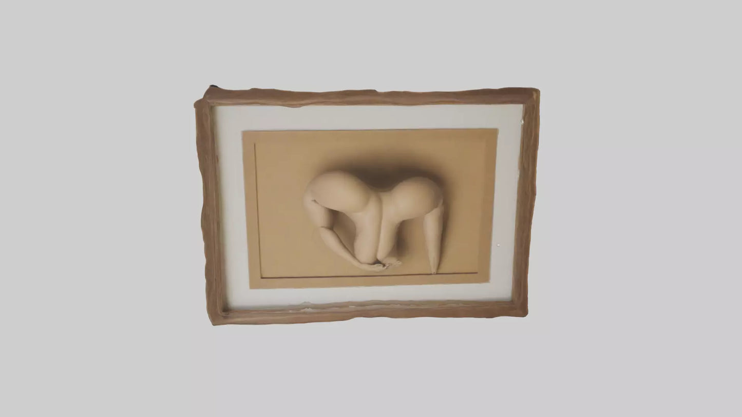 Framed artwork model 3D model