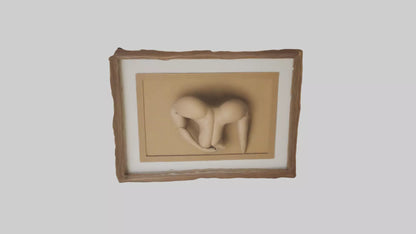 Framed artwork model 3D model