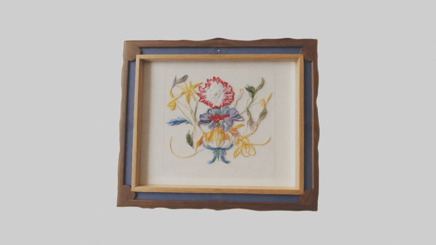 Framed embroidery model 3D model