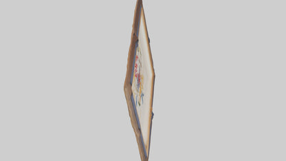 Framed embroidery model 3D model