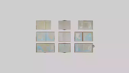 Framed Maps 3D model