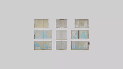 Framed Maps 3D model