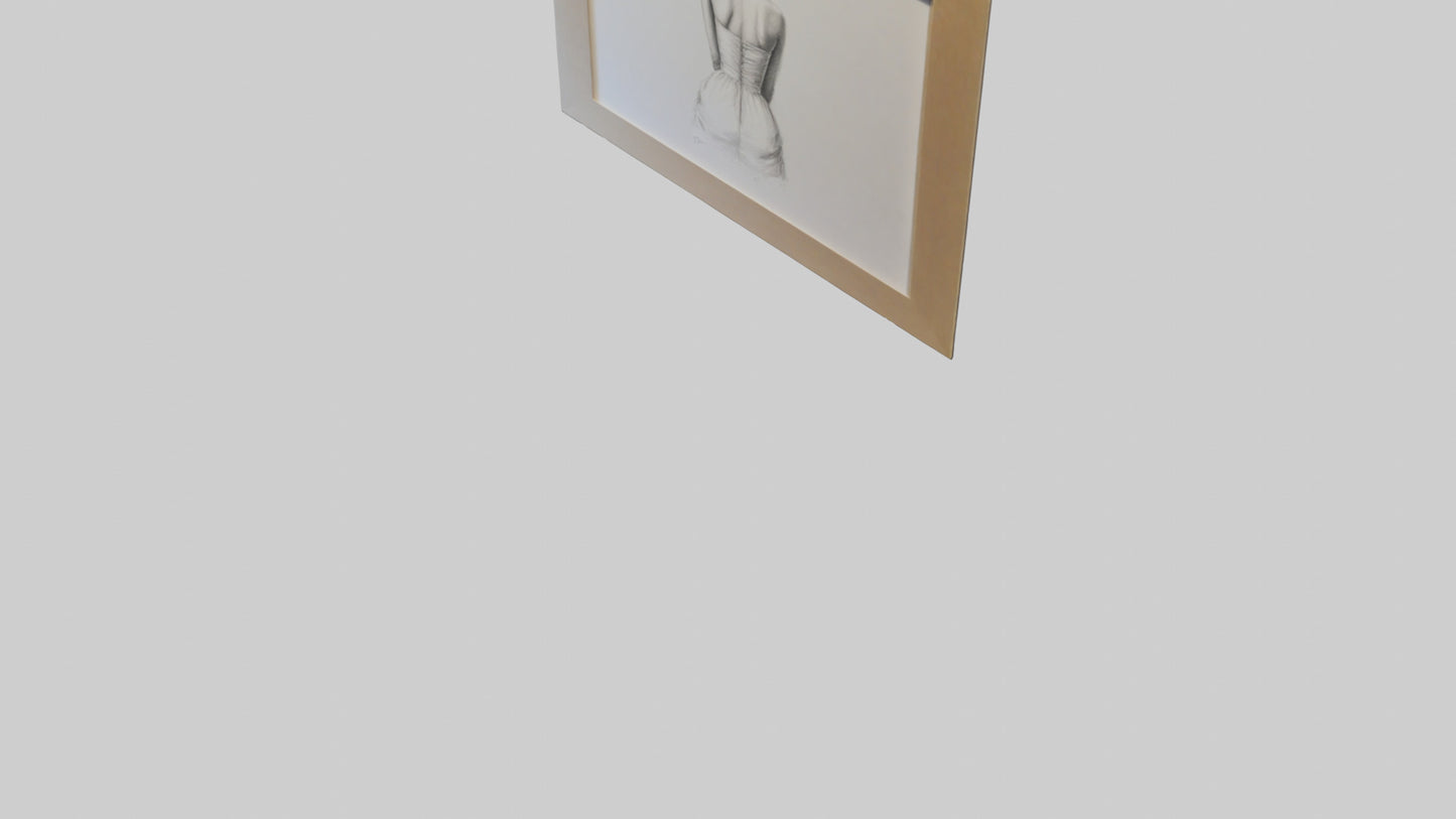 Framed Sketch Art 3D model