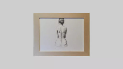 Framed Sketch Art 3D model