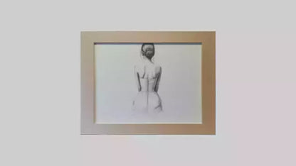 Framed Sketch Art 3D model