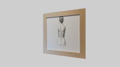 Framed Sketch Art 3D model