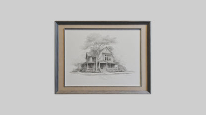 Framed Sketch Art 3D model