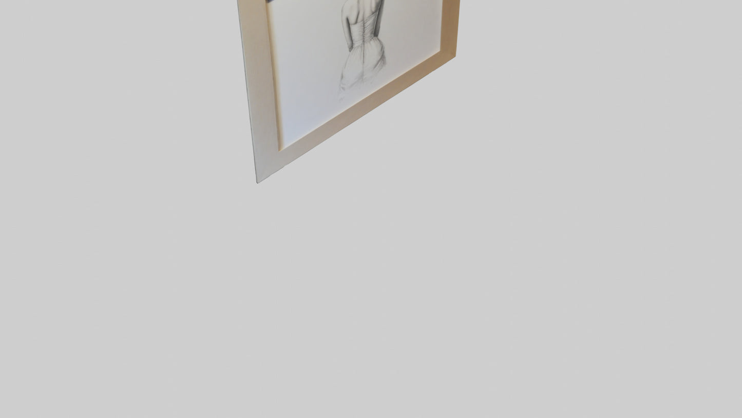Framed Sketch Art 3D model