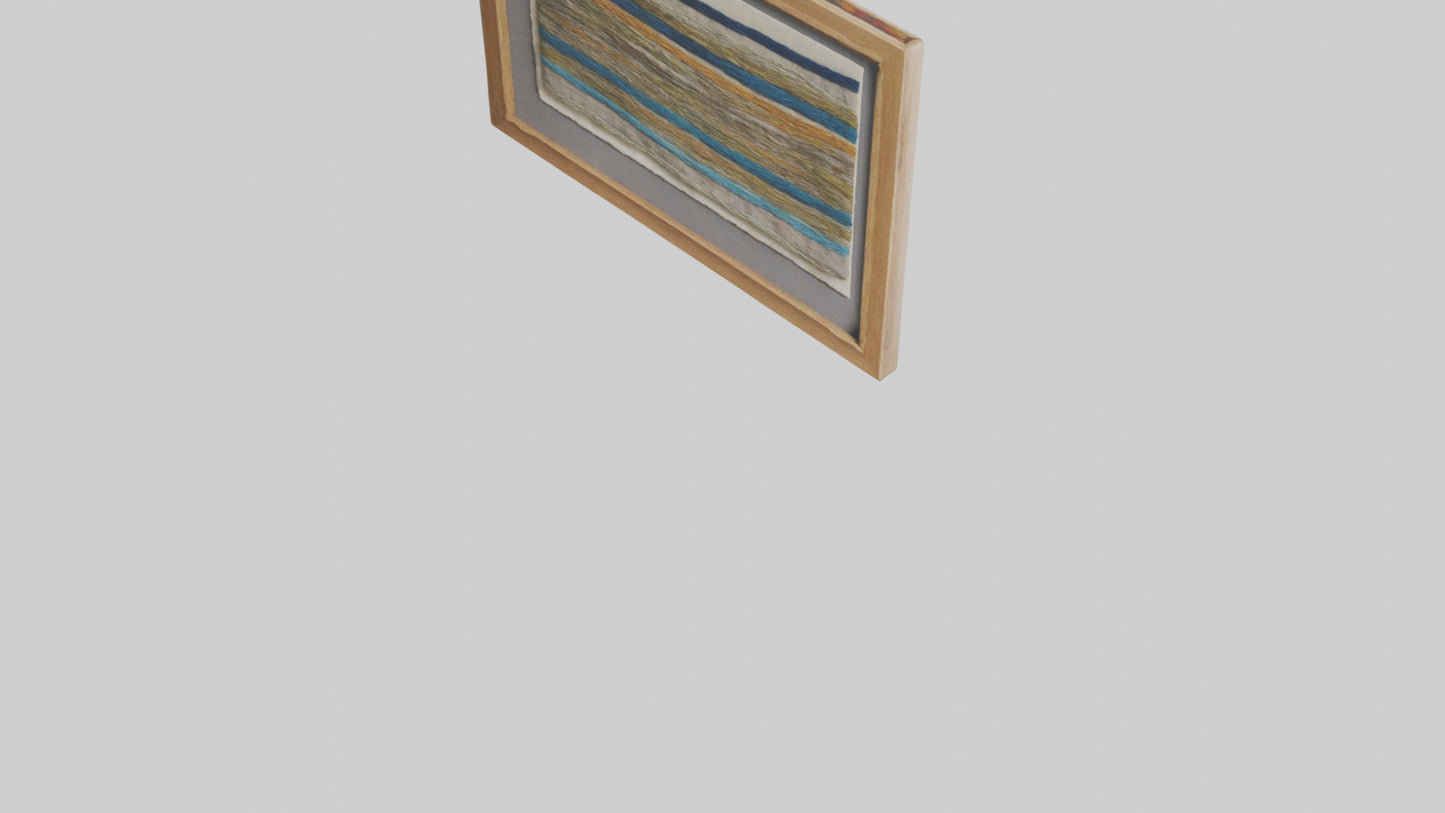 Framed Textile Art 3D model