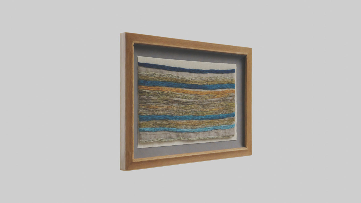 Framed Textile Art 3D model