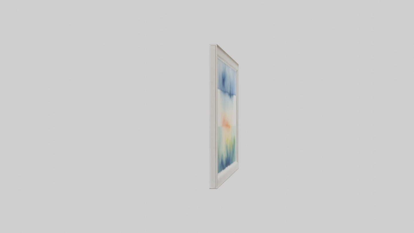 Framed Watercolor Art VR / AR / low-poly