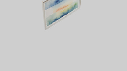 Framed Watercolor Art VR / AR / low-poly