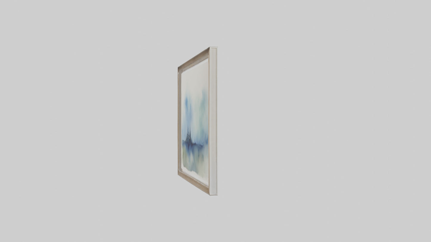 Framed Watercolor Art VR / AR / low-poly