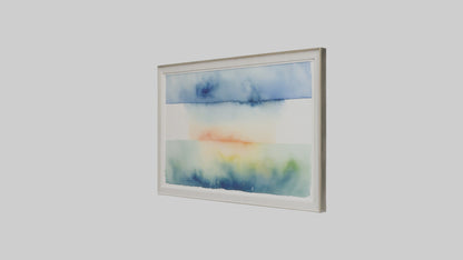 Framed Watercolor Art VR / AR / low-poly