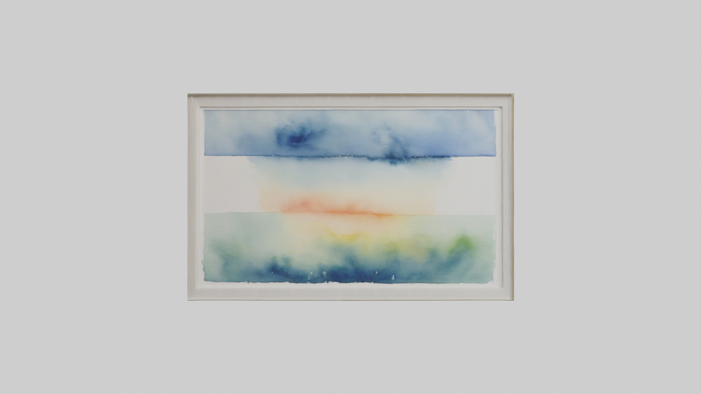 Framed Watercolor Art VR / AR / low-poly