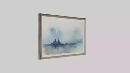 Framed Watercolor Art VR / AR / low-poly