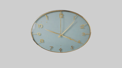 Frameless Glass Wall Clock model 3D model