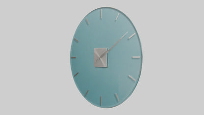 Frameless Glass Wall Clock model 3D model