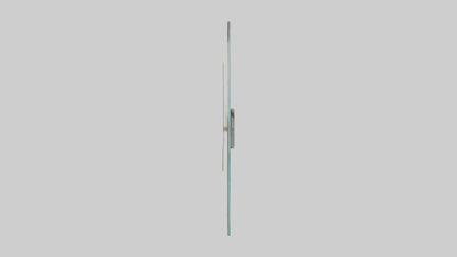 Frameless Glass Wall Clock model 3D model