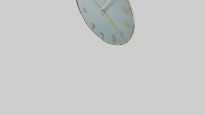 Frameless Glass Wall Clock model 3D model