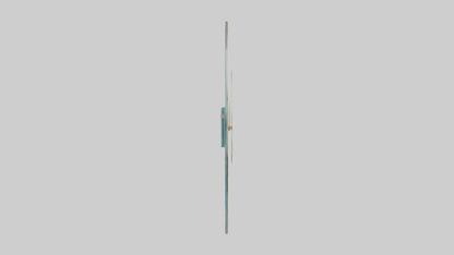 Frameless Glass Wall Clock model 3D model