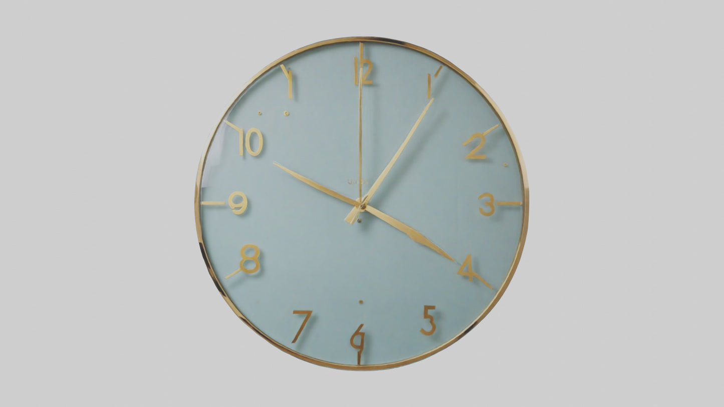 Frameless Glass Wall Clock model 3D model
