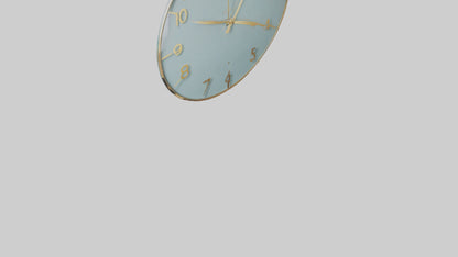 Frameless Glass Wall Clock model 3D model