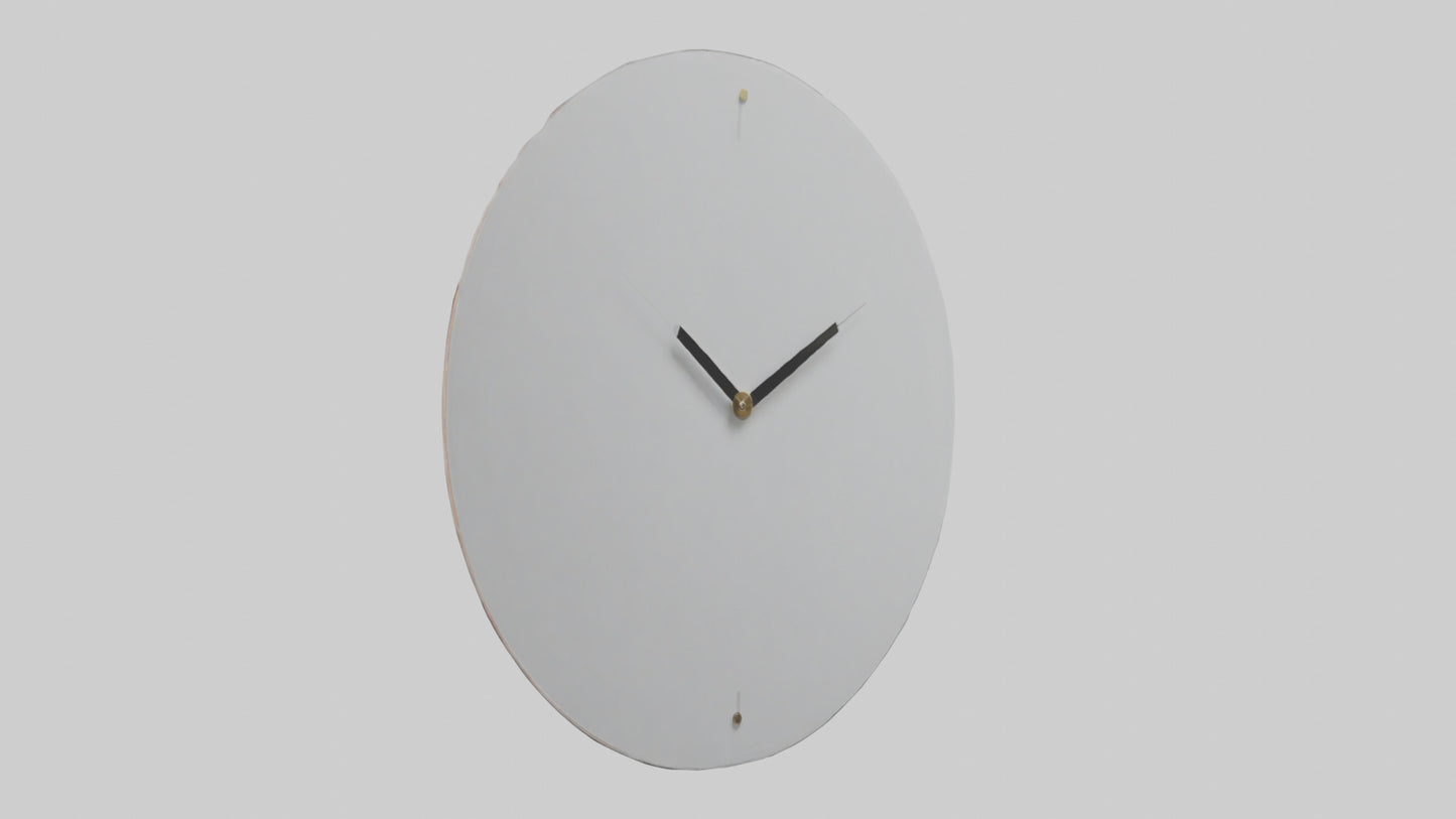 Frameless Modern Wall Clock model 3D model